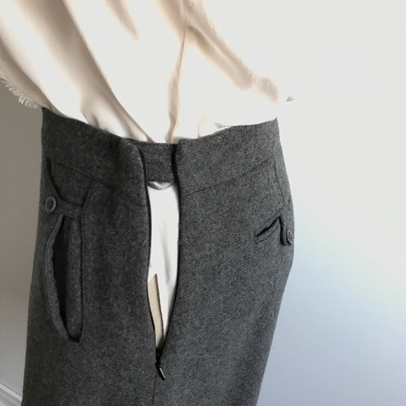 Mexx - Grey Wool Blend midi skirt - Picture 8 of 14